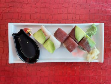 Salmon Rainbow Roll